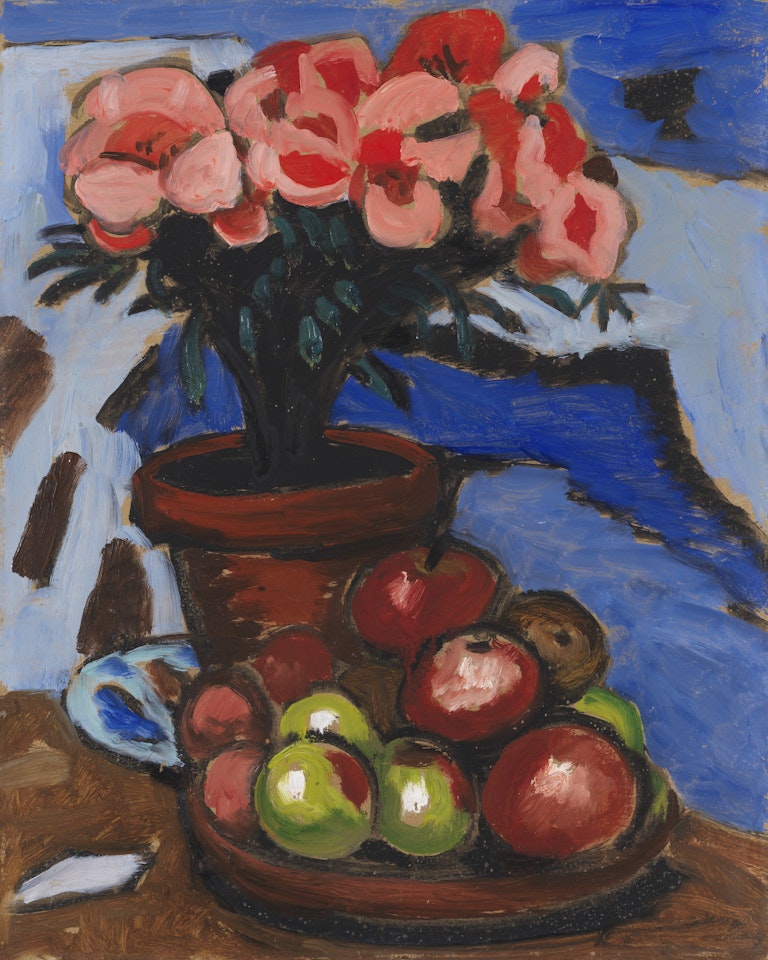 Blumen und Früchtestilleben by Gabriele Münter