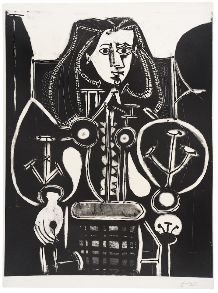 Femme au fauteuil no. 4 by Pablo Picasso