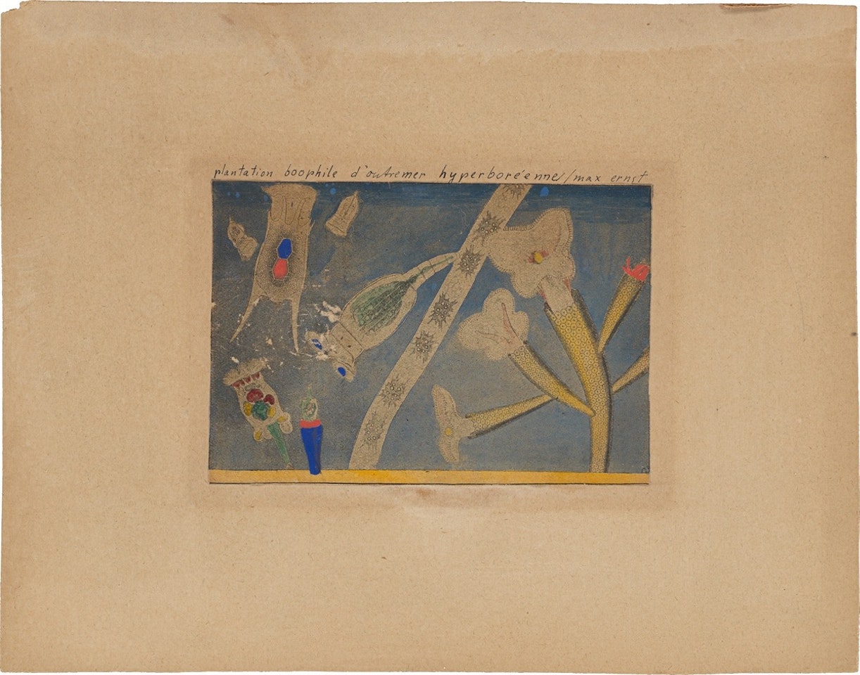 ”Plantation boophile d"outremer hyperboréenne” by Max Ernst