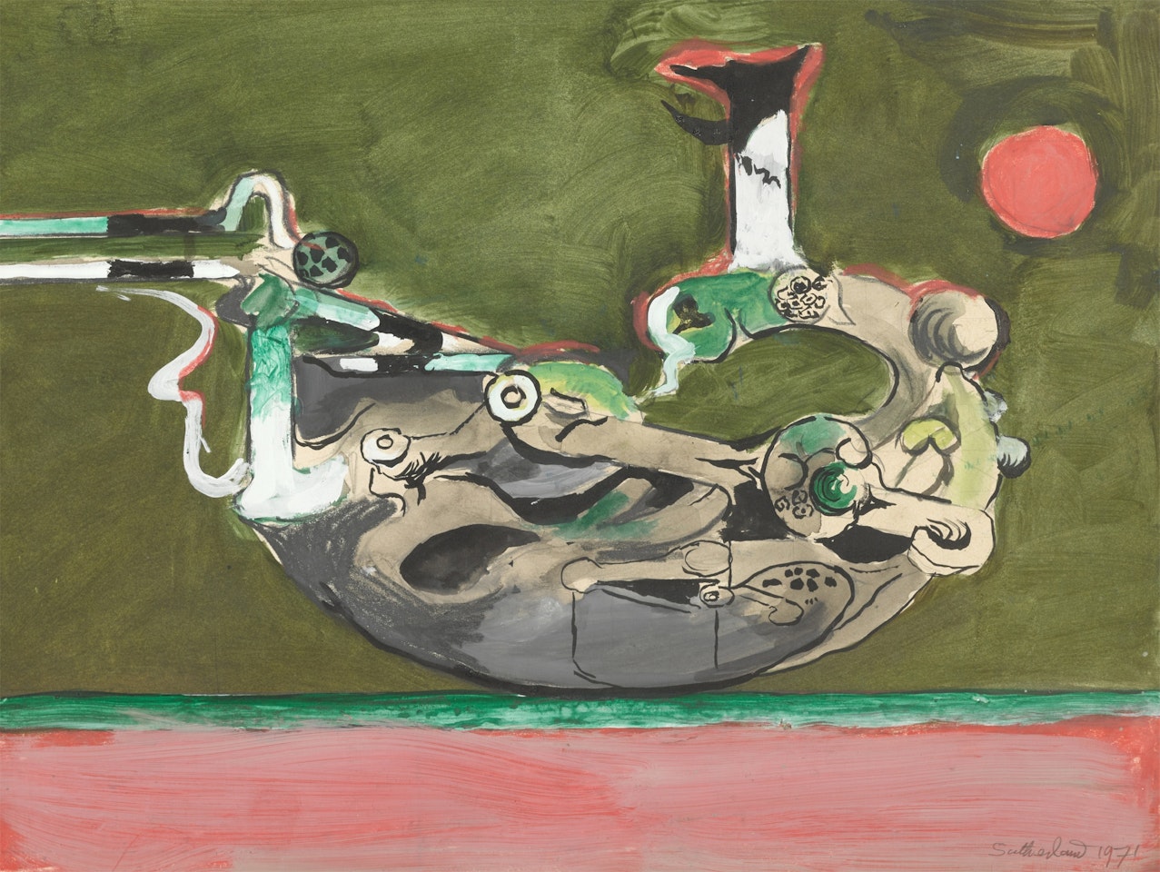 Swanlike Forms by Graham Sutherland