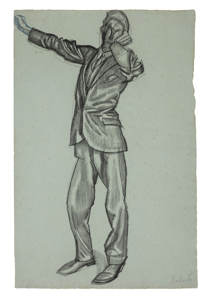 Stretching Man by William Roberts