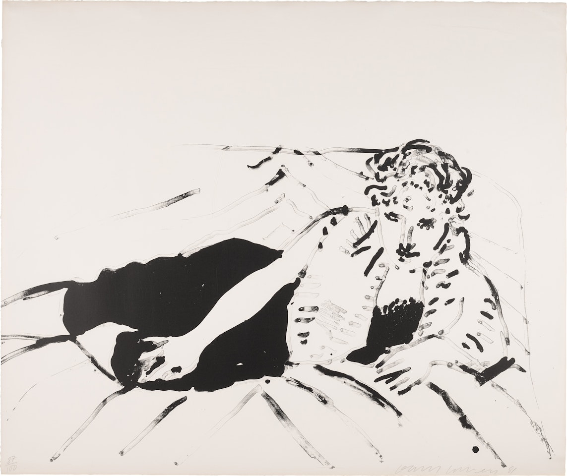 Big Celia Print #1 by David Hockney
