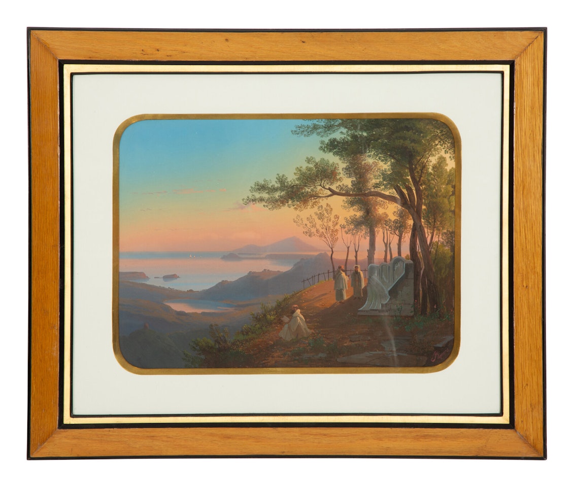 Four Views of Naples and the Roman Campagna by Neapolitan School