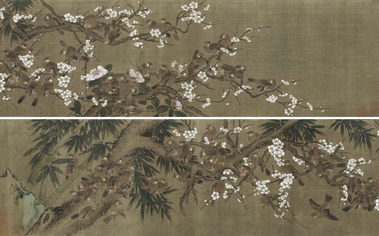 A Hundred Birds by Lu Zhi