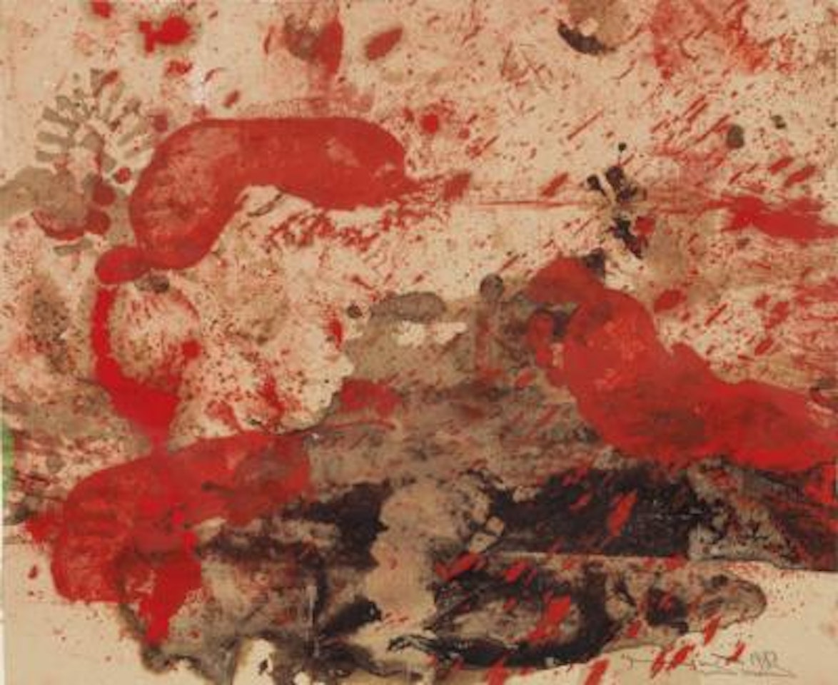 relic of artistic action/apprentice action Secession, Vienna by Hermann Nitsch