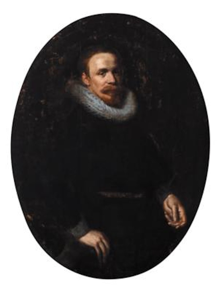 Portrait of a gentleman wearing a ruff, three-quarter-length by Dutch School