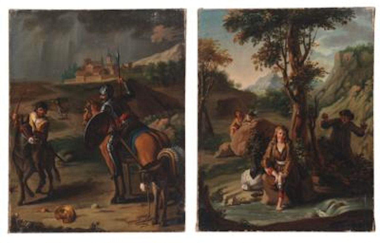 Scenes of Don Quixote by Spanish School