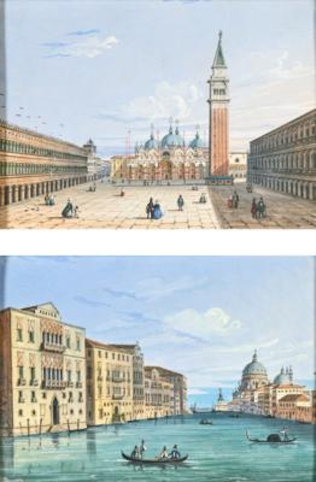 Piazza San Marco, Venice; and Bacino di San Marco, Venice by Carlo Grubacs