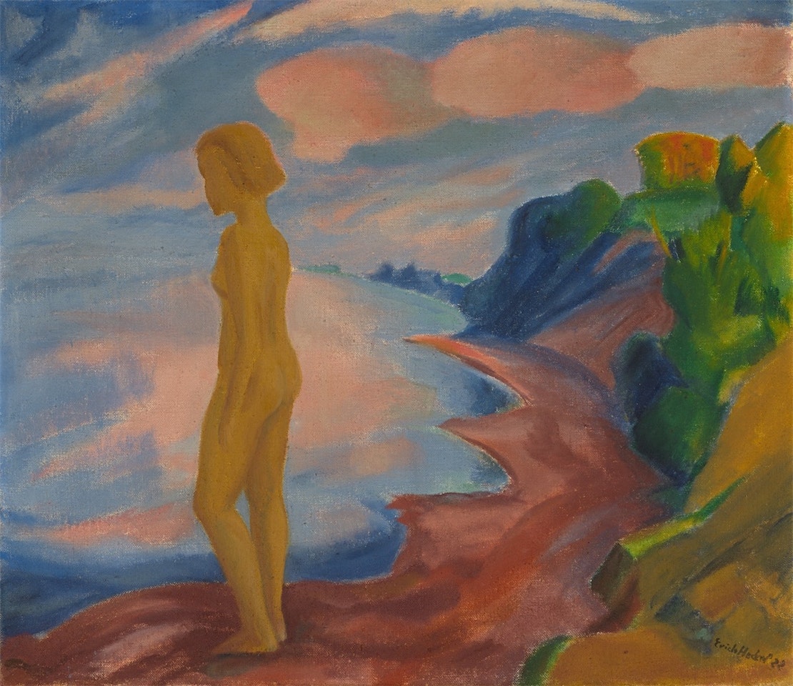 ”Mädchen am Meer” by Erich Heckel