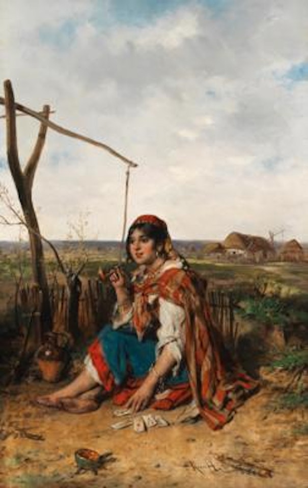 A Fortune Teller by Hermann Kern