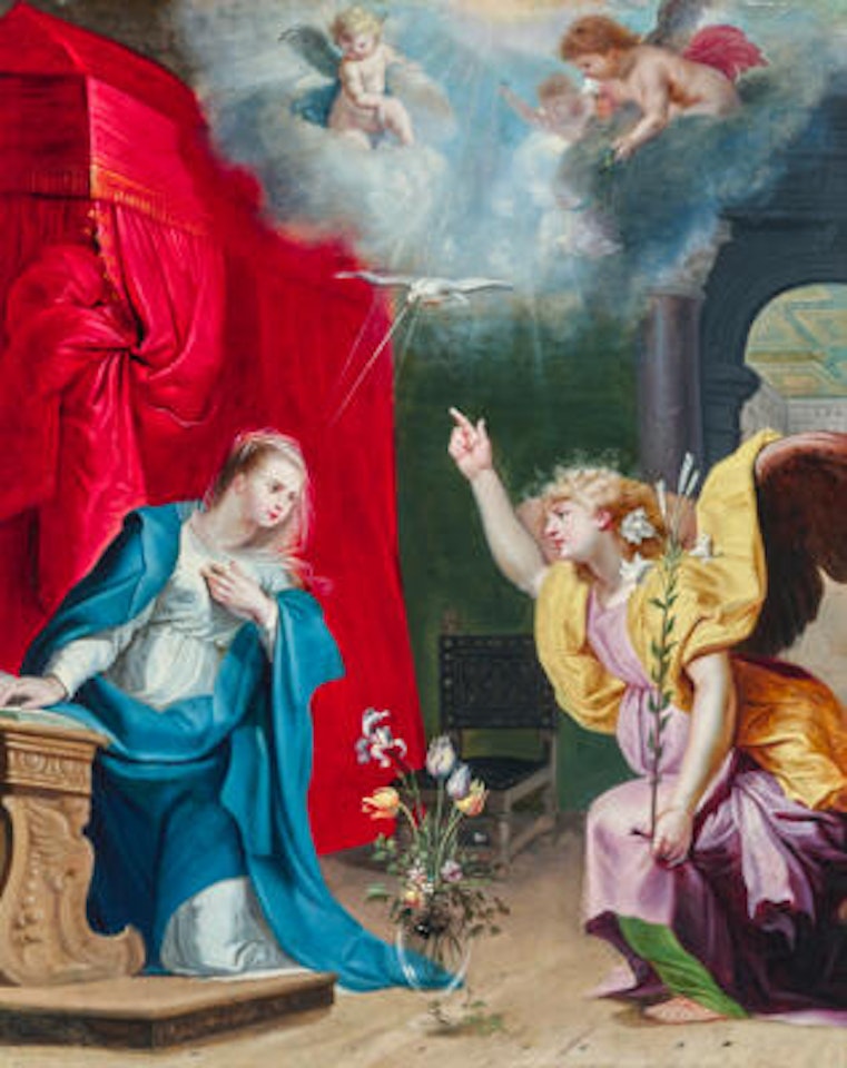 The Annunciation by Flemish School