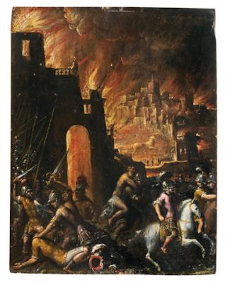 The Conquest of Troy by French School