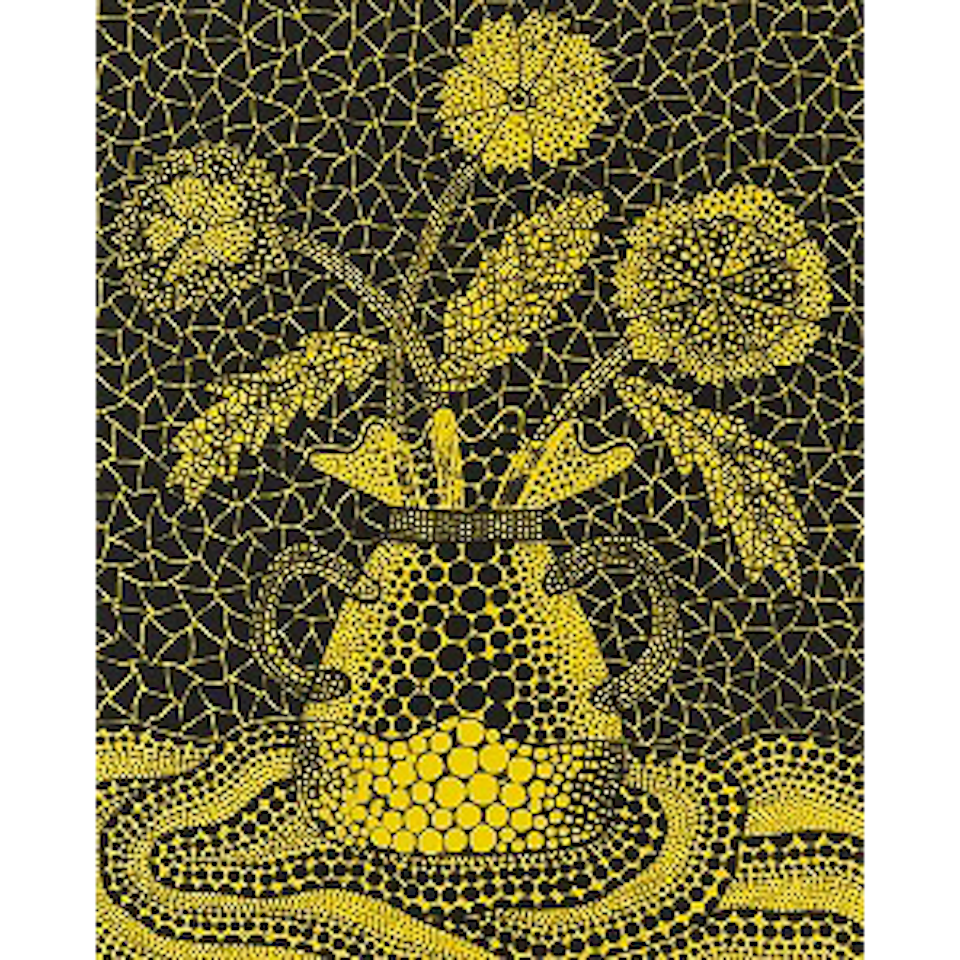 Three Flowers (Ⅰ) (Kusama 160) by Yayoi Kusama