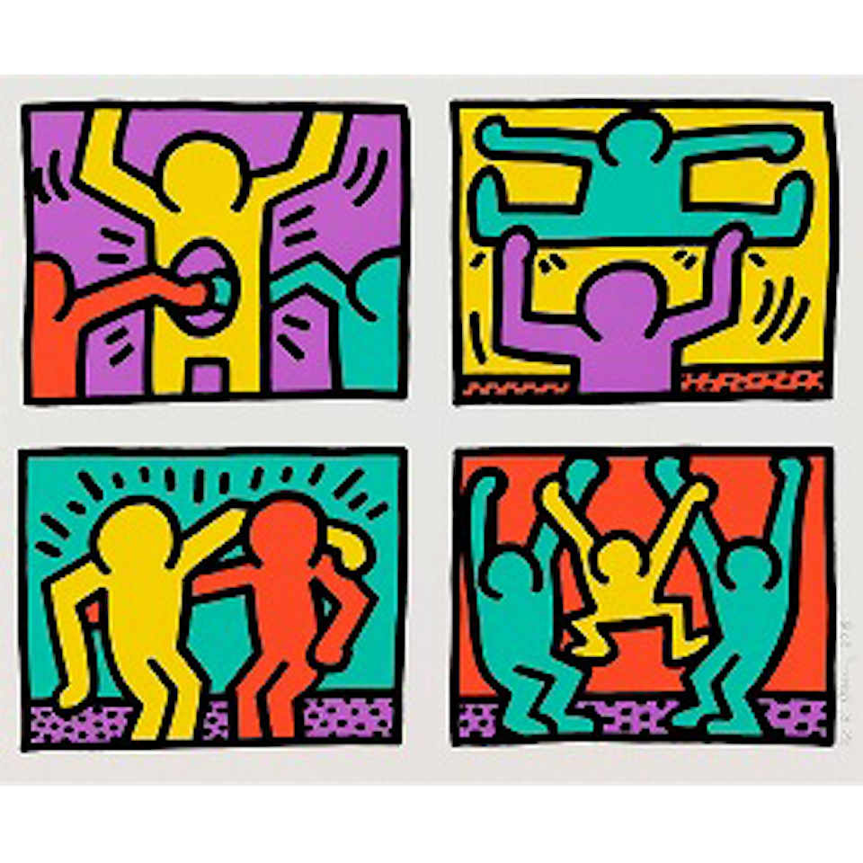 Pop Shop Quad I (Littmann P. 81) by Keith Haring