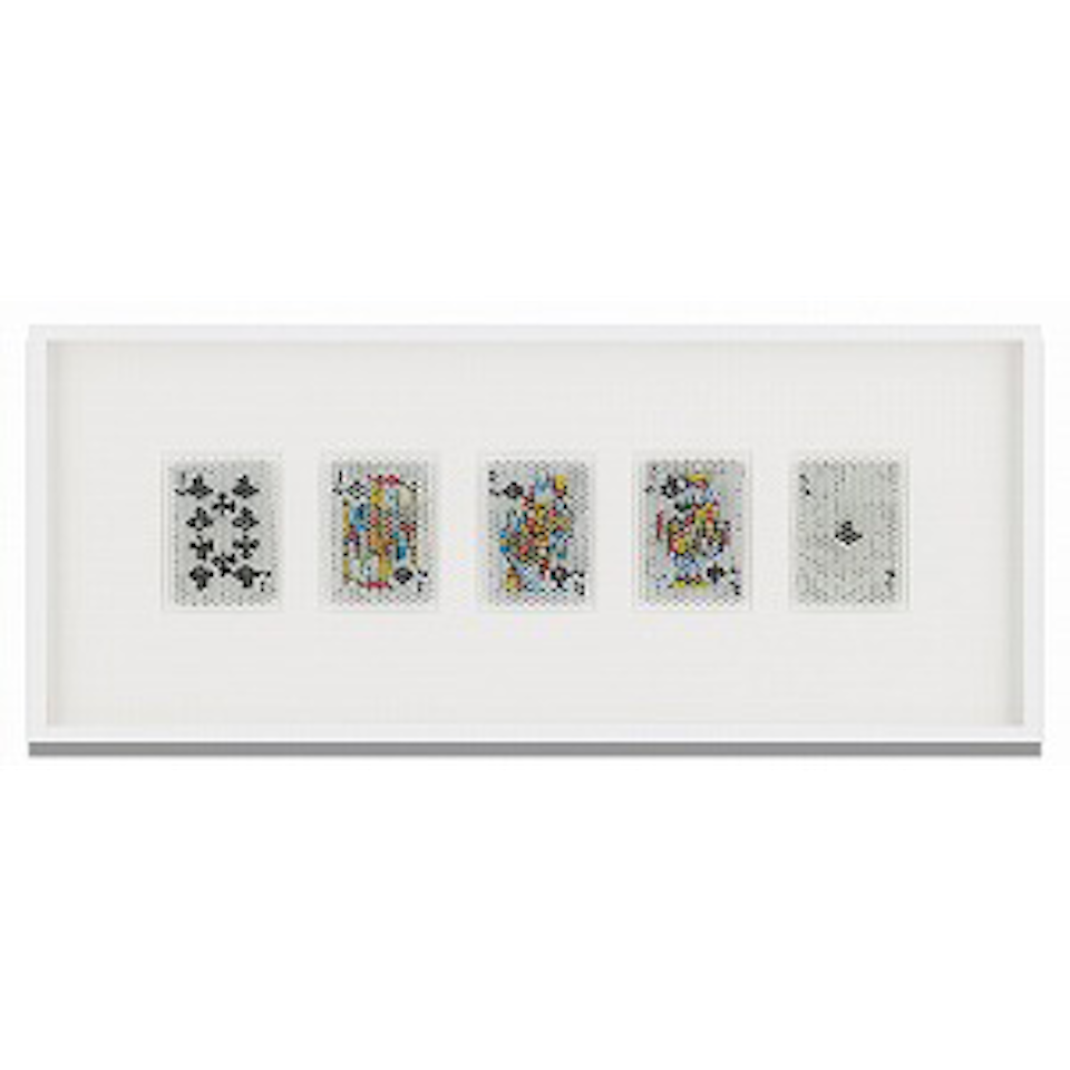 PixCell - Trump #3 (Royal-Straight-Flush-Club) by Kohei Nawa