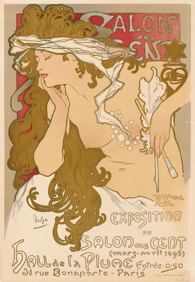 Salon des Cent / XXme Exposition by Alphonse Mucha