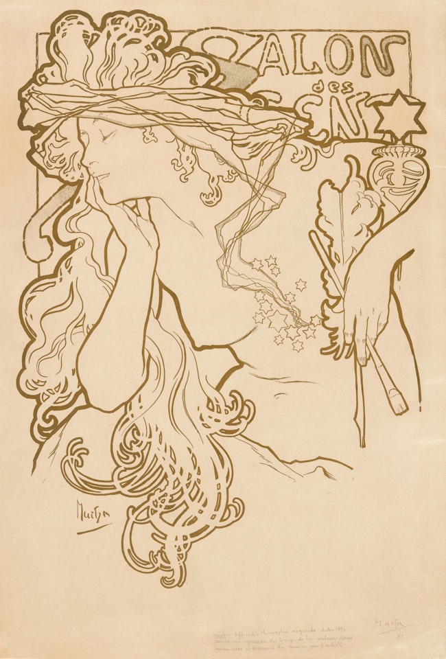 Salon des Cent / XXme Exposition by Alphonse Mucha