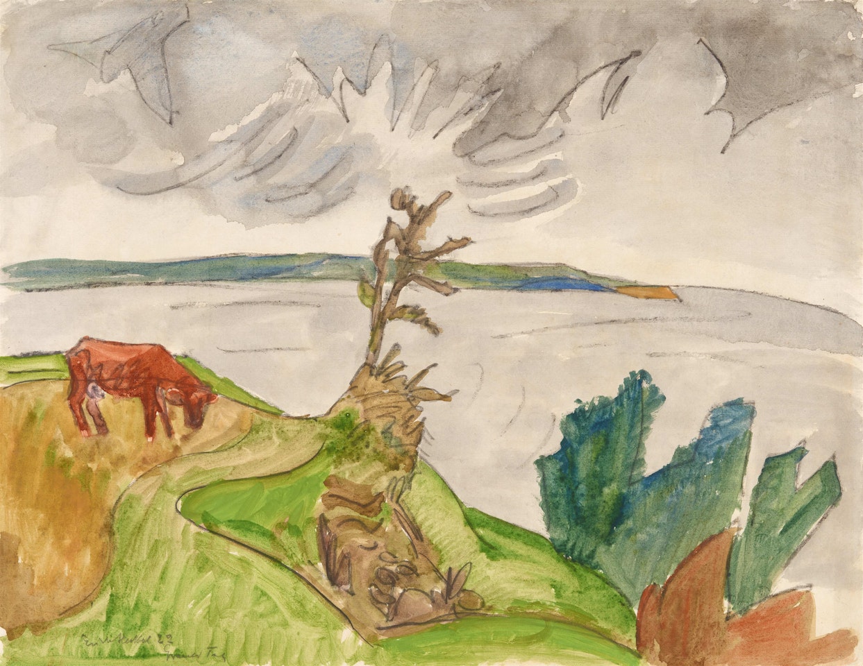Grauer Tag by Erich Heckel
