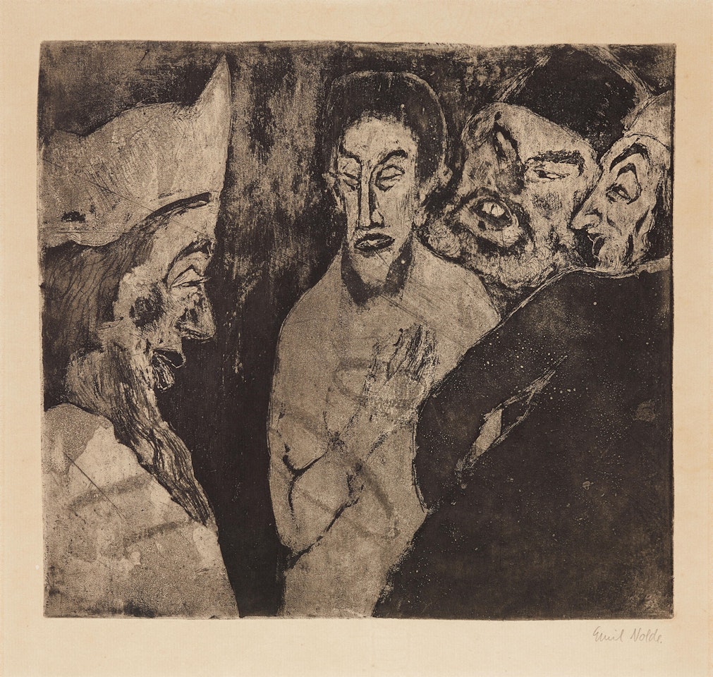 Schriftgelehrte by Emil Nolde