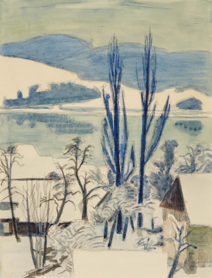 Winter am See by Erich Heckel
