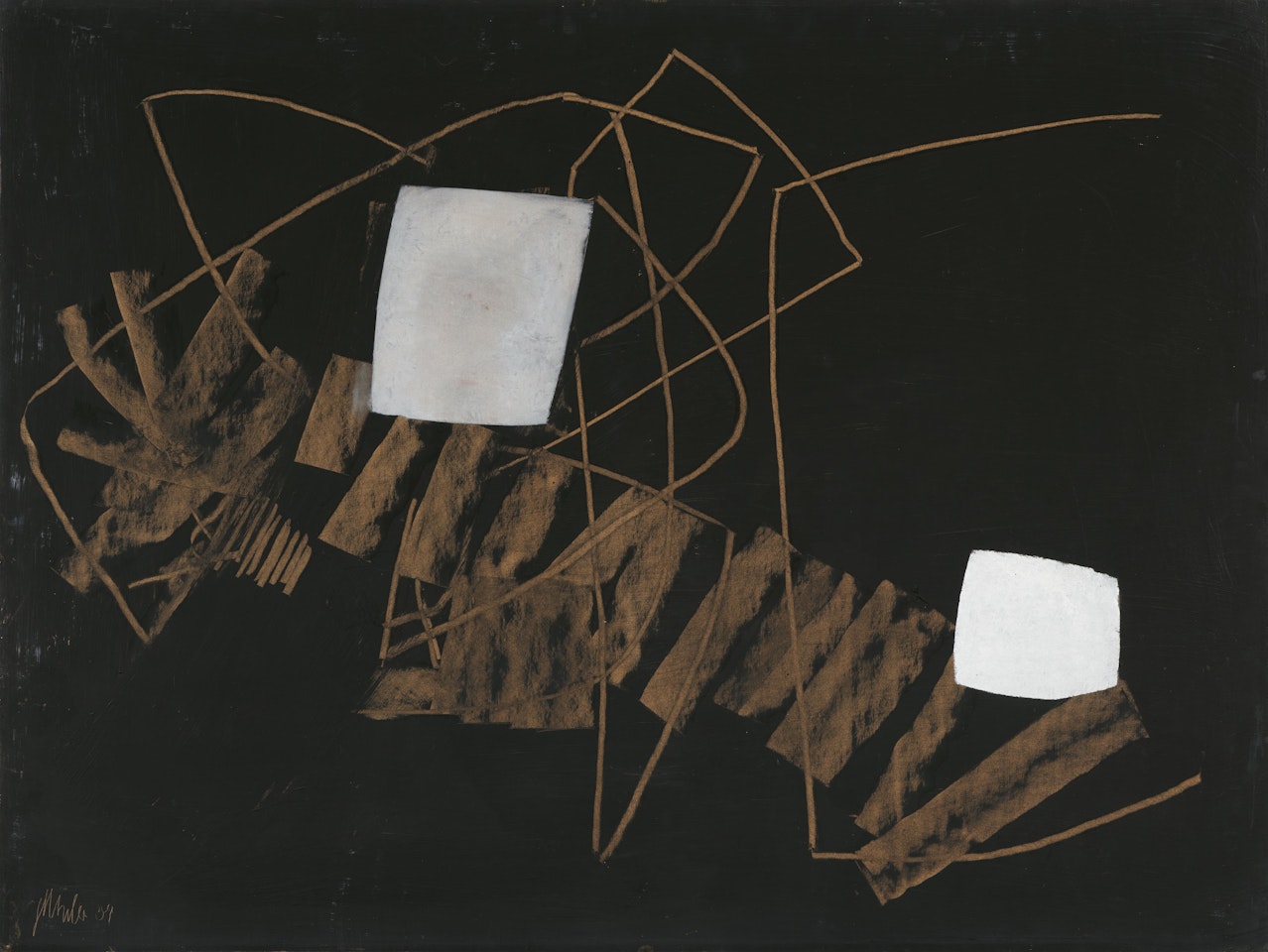 Grau und Weiß by Fritz Winter
