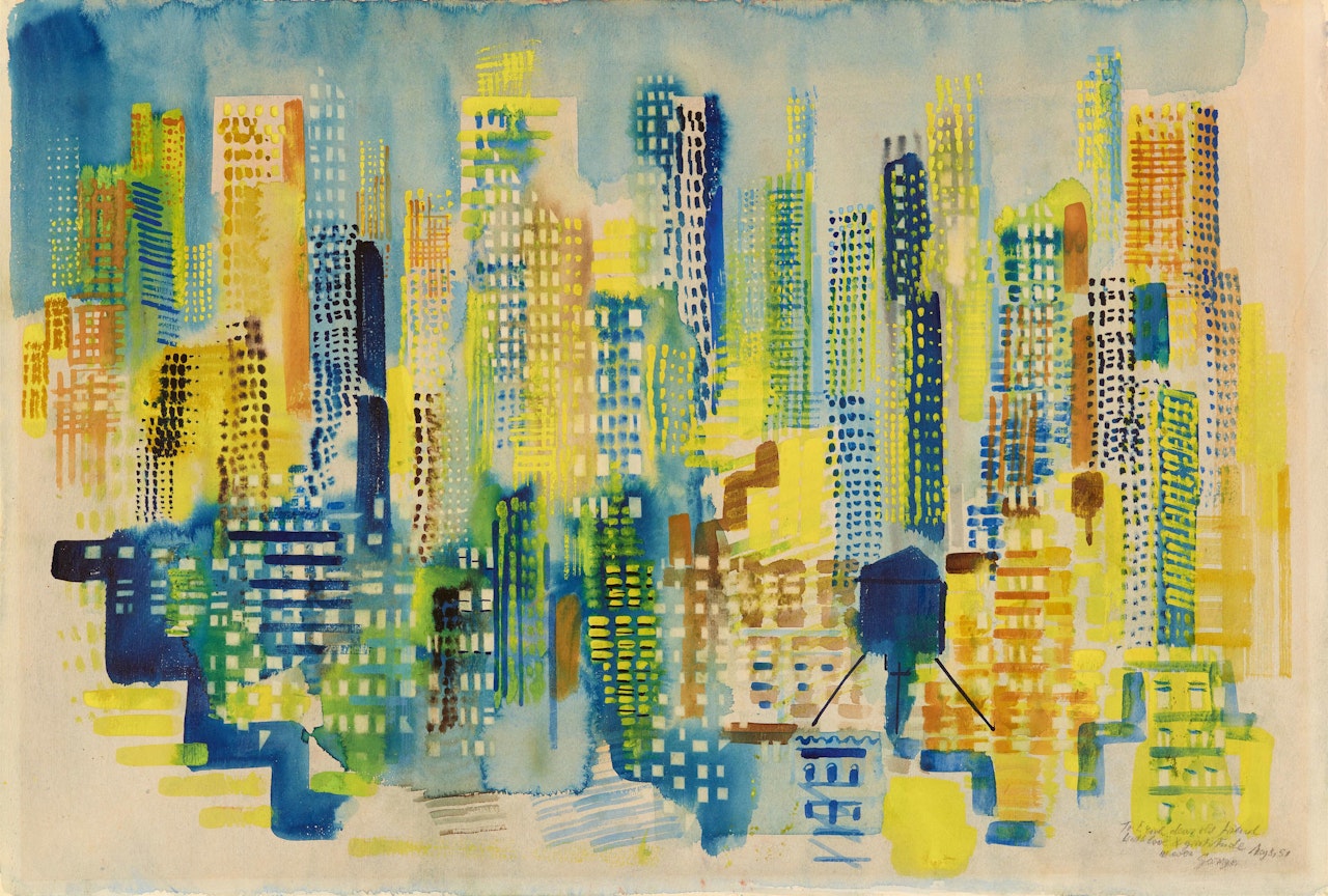 Manhattan by George Grosz