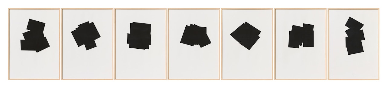 Mennigebilder (Serie i49 - i55) by Imi Knoebel
