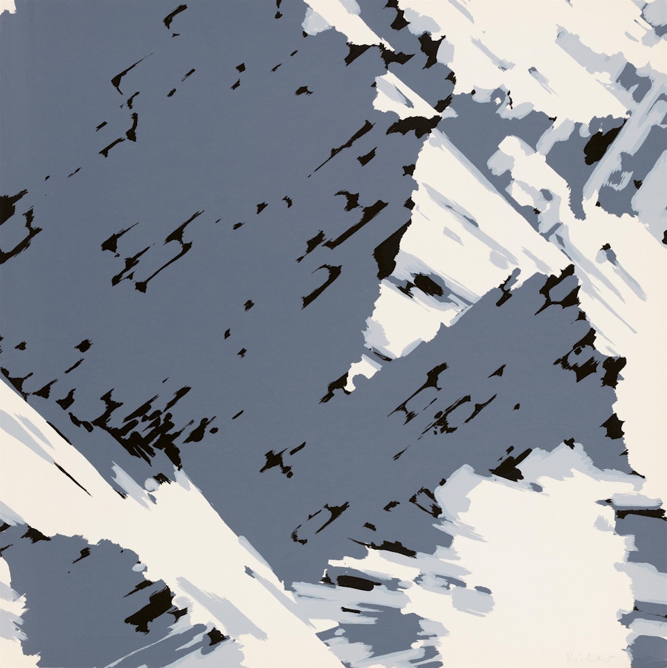 Schweizer Alpen I (B3) by Gerhard Richter