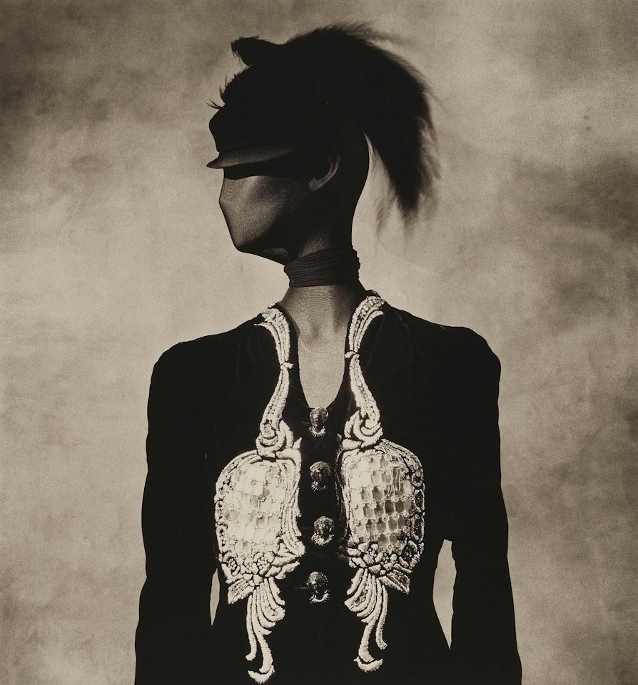 Schiaparelli Jacket with Tinsel and Glass by Irving Penn