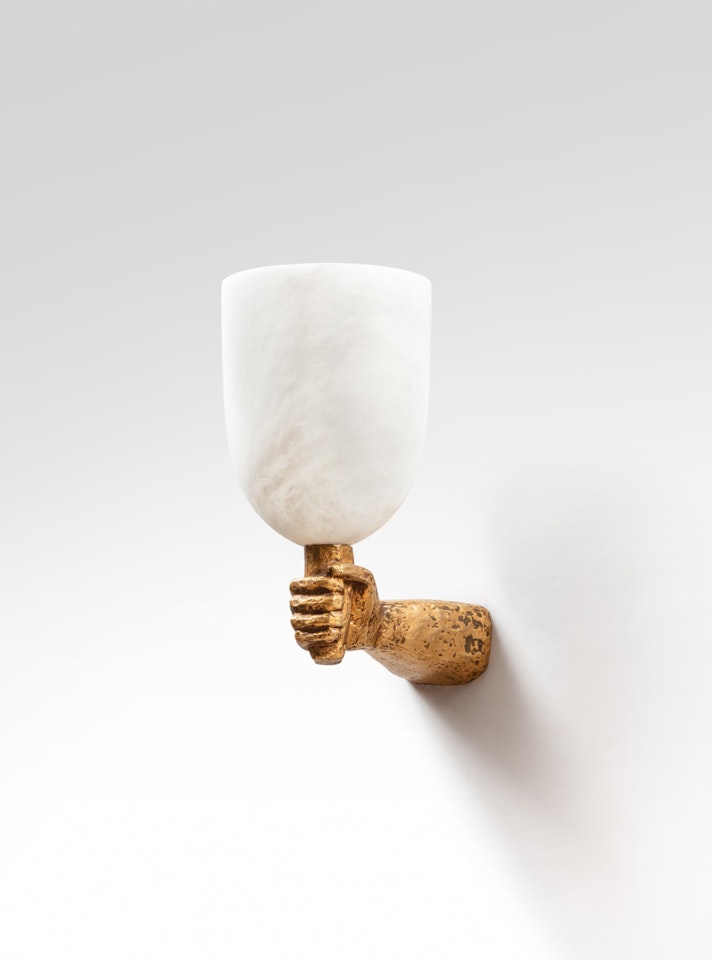 Poing sconce (right hand) by Alberto Giacometti