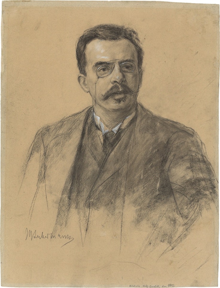 ”Portrait des Friedrich (Fritz) Gurlitt” by Max Liebermann