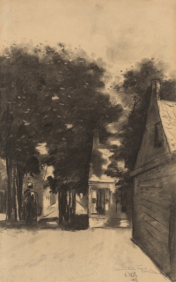 ”Holländische Dorfstraße” by Lesser Ury