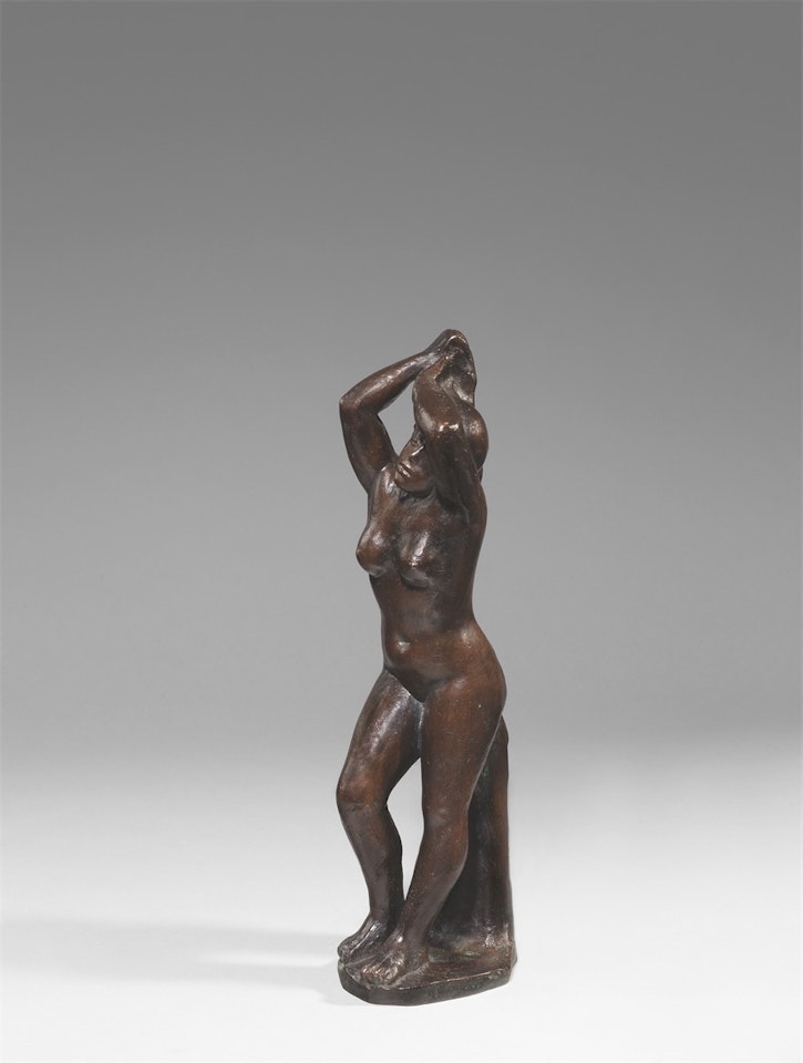 ”Femme les deux mains aux cheveux”. (before) by Aristide Maillol