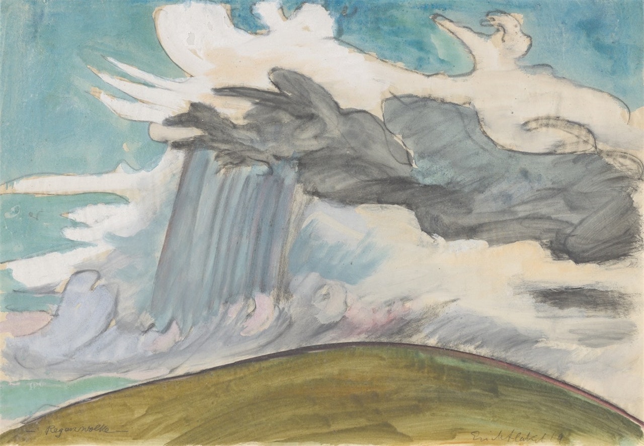 ”Regenwolke” by Erich Heckel