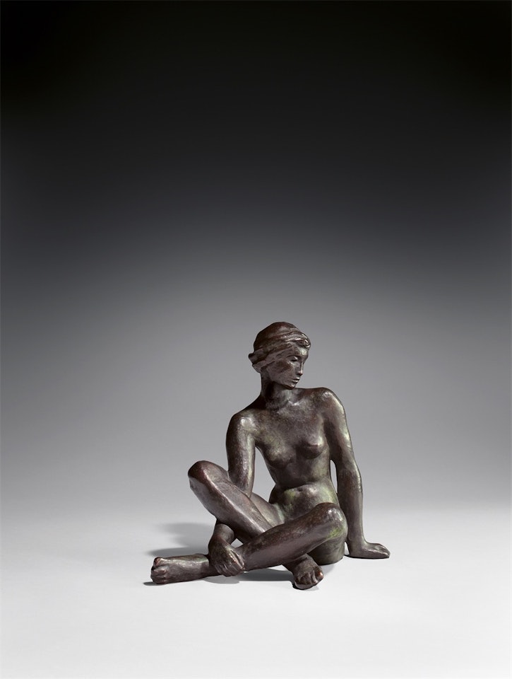 Mädchen mit Turban by Fritz Klimsch