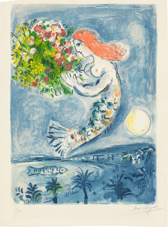 ”La baie des anges” by Marc Chagall