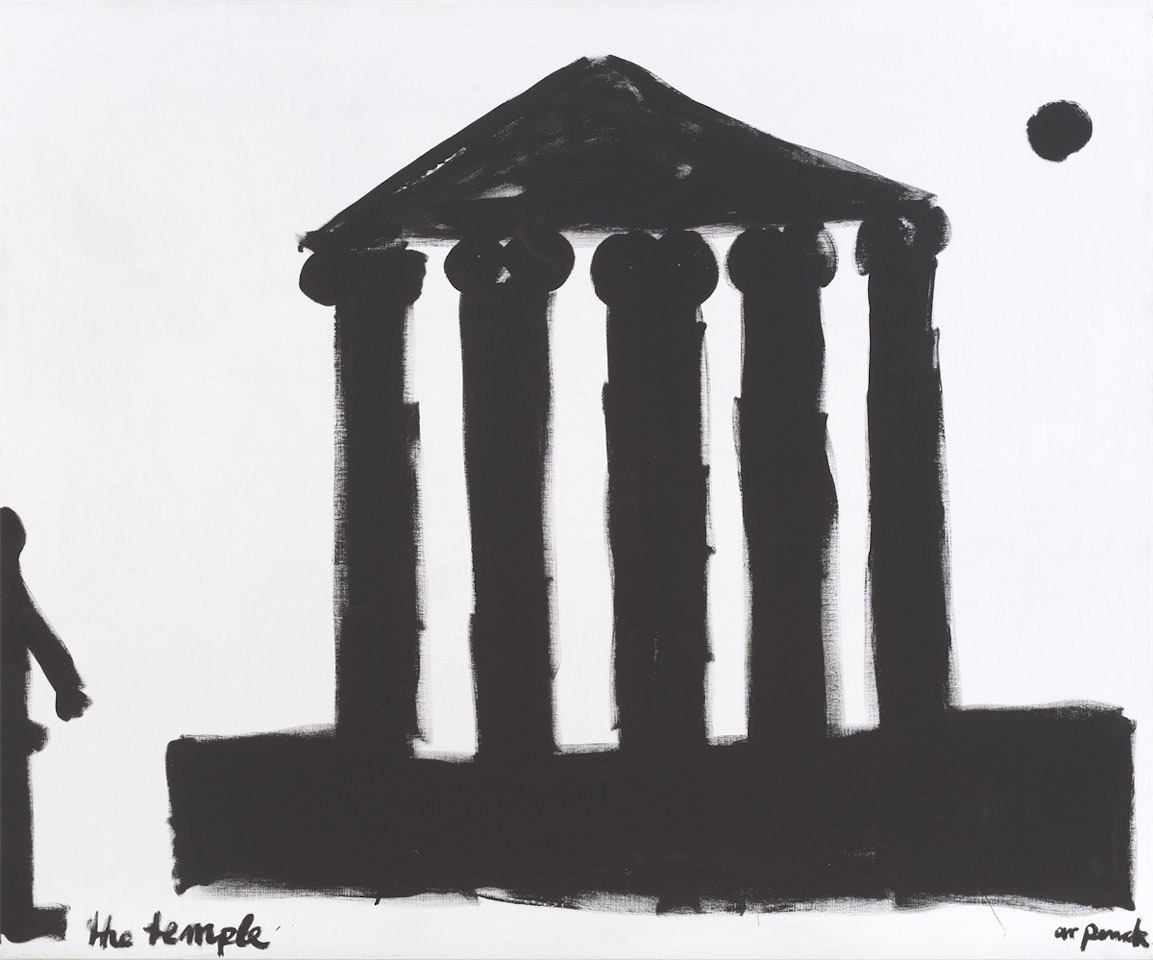 ”the temple” by A.R. Penck