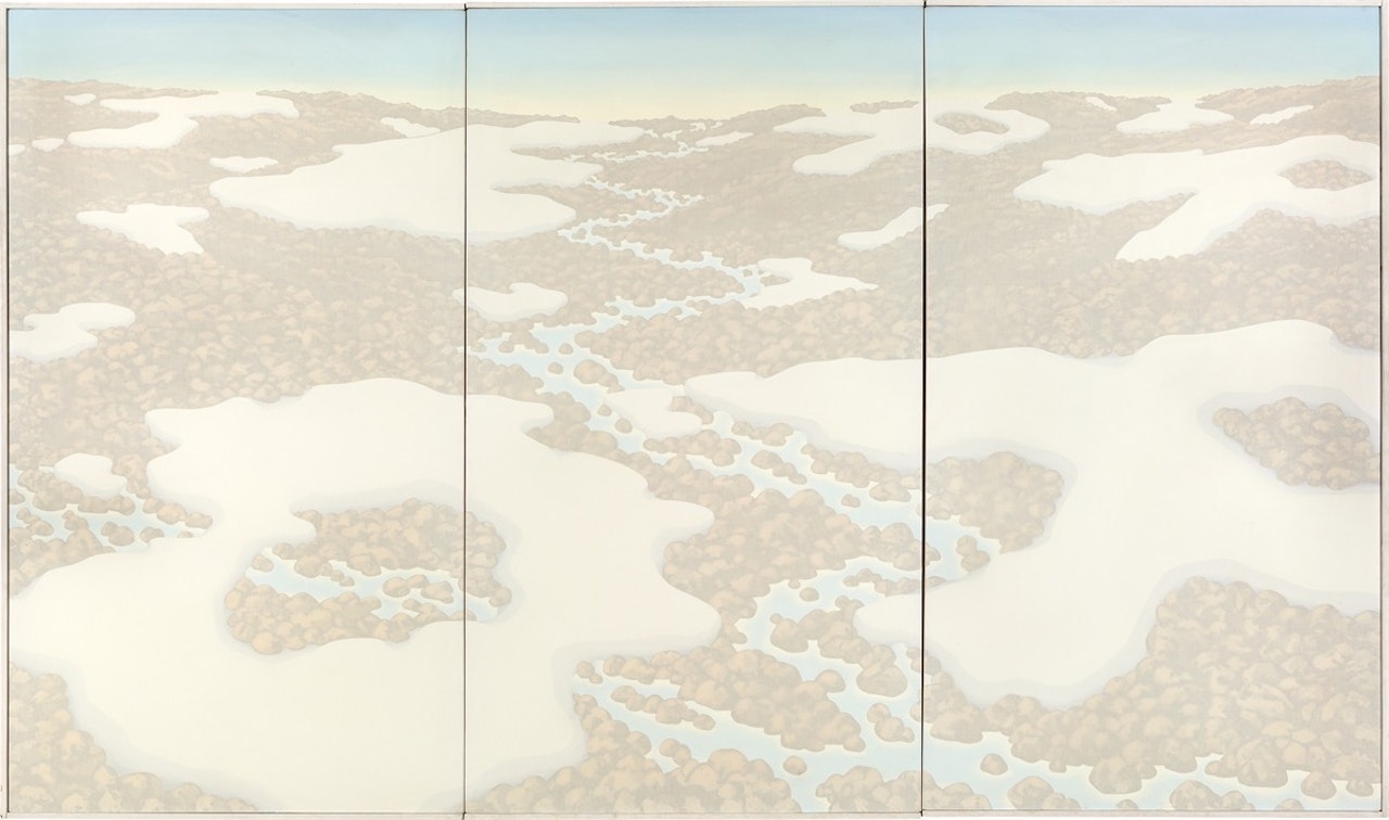 Thawing snowfields, terror by Bernd Koberling