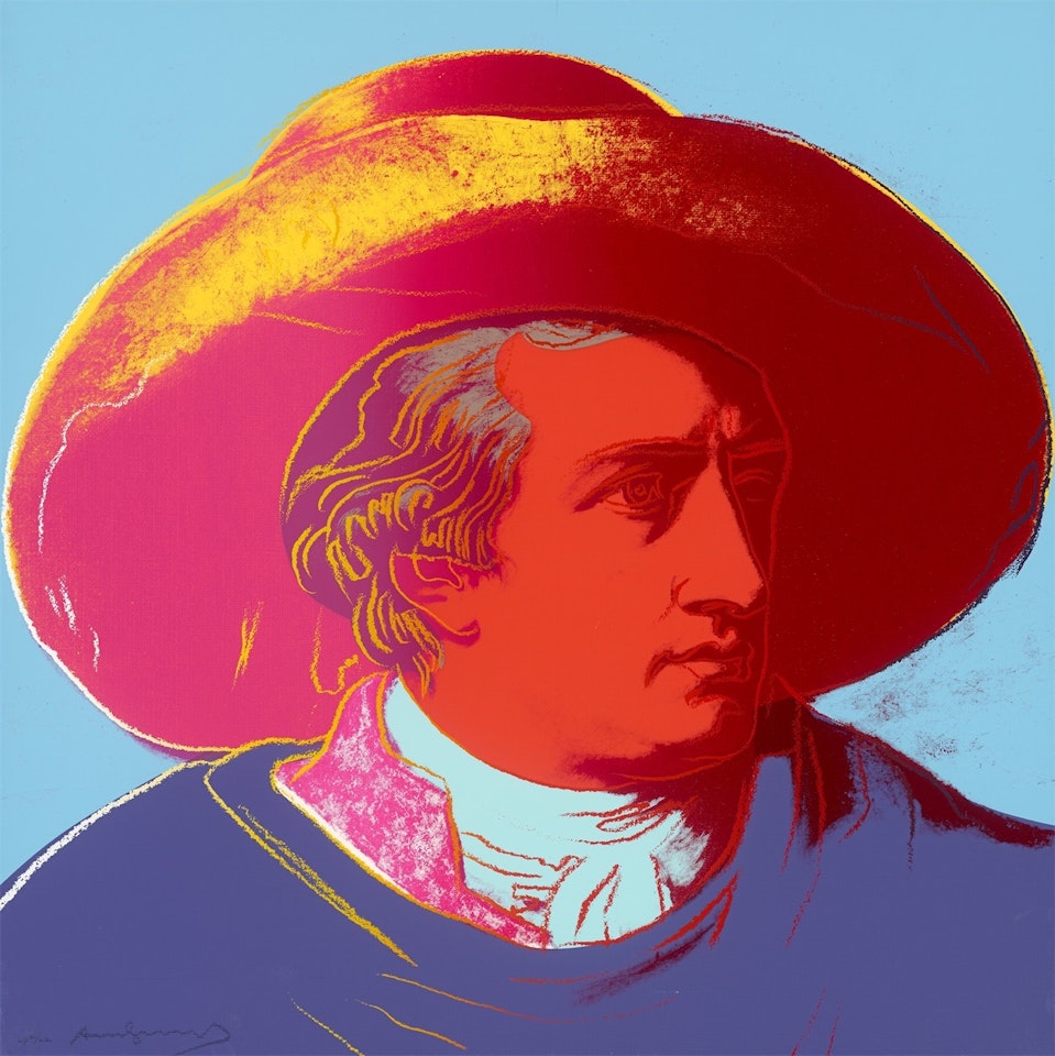 ”Goethe” by Andy Warhol