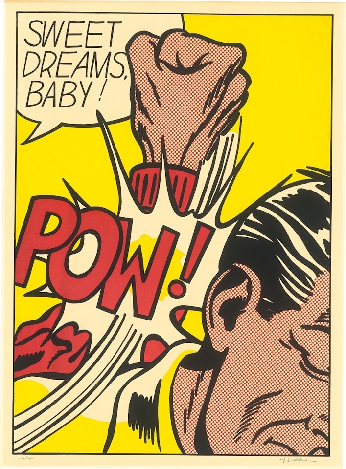 ”Sweet Dreams Baby!”, from the portfolio ”11 Pop Artists”, Volume III by Roy Lichtenstein