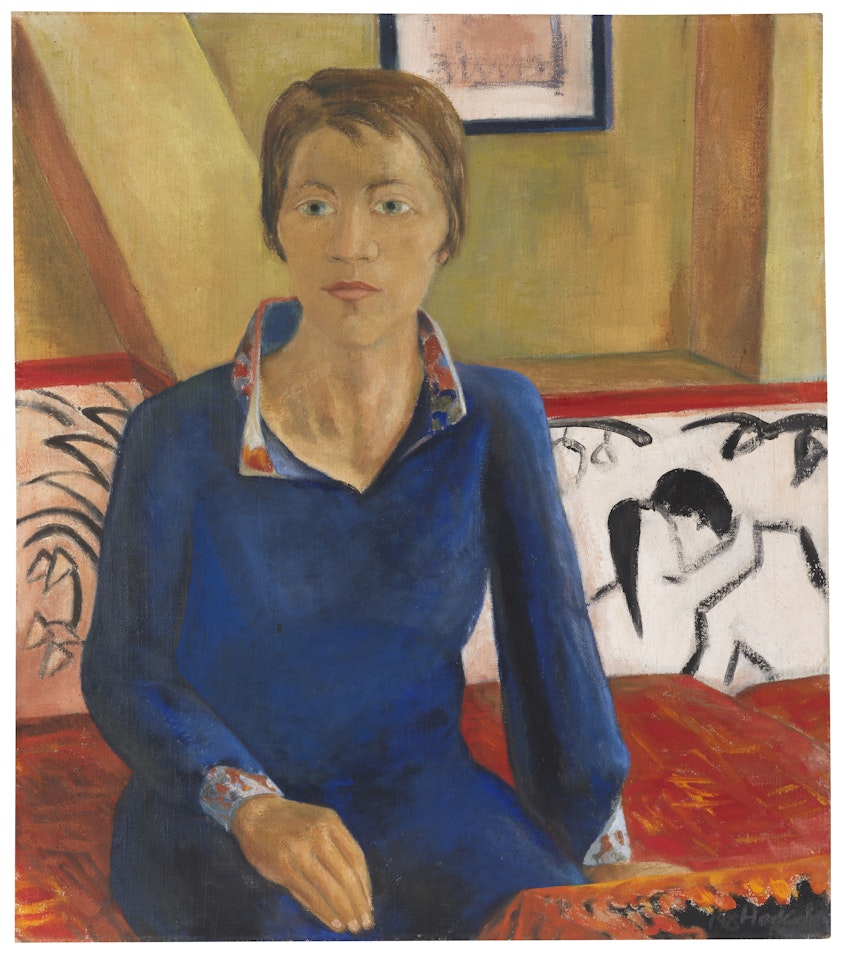 Frauenbildnis (Bildnis Siddi Heckel) by Erich Heckel