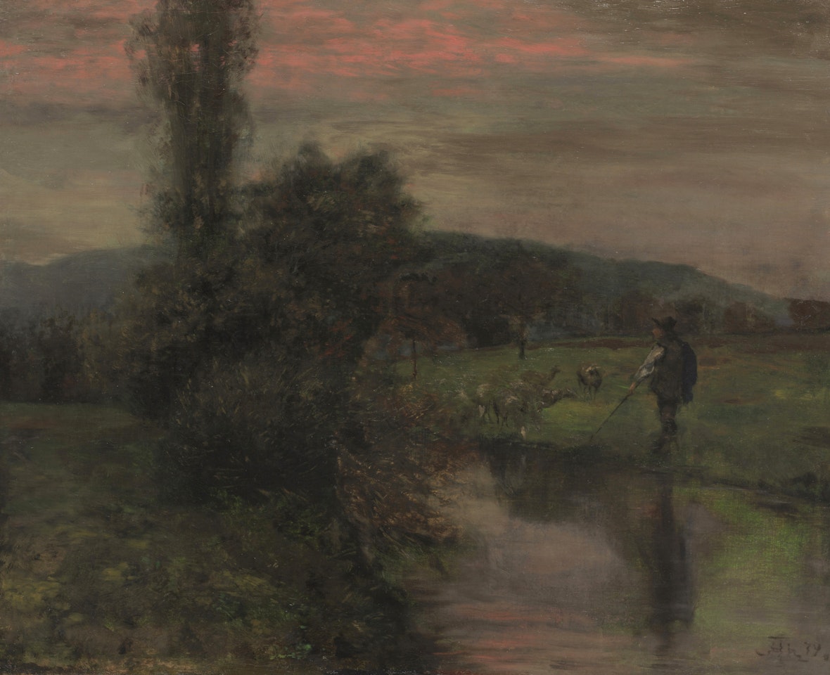 Abendlandschaft by Hans Thoma