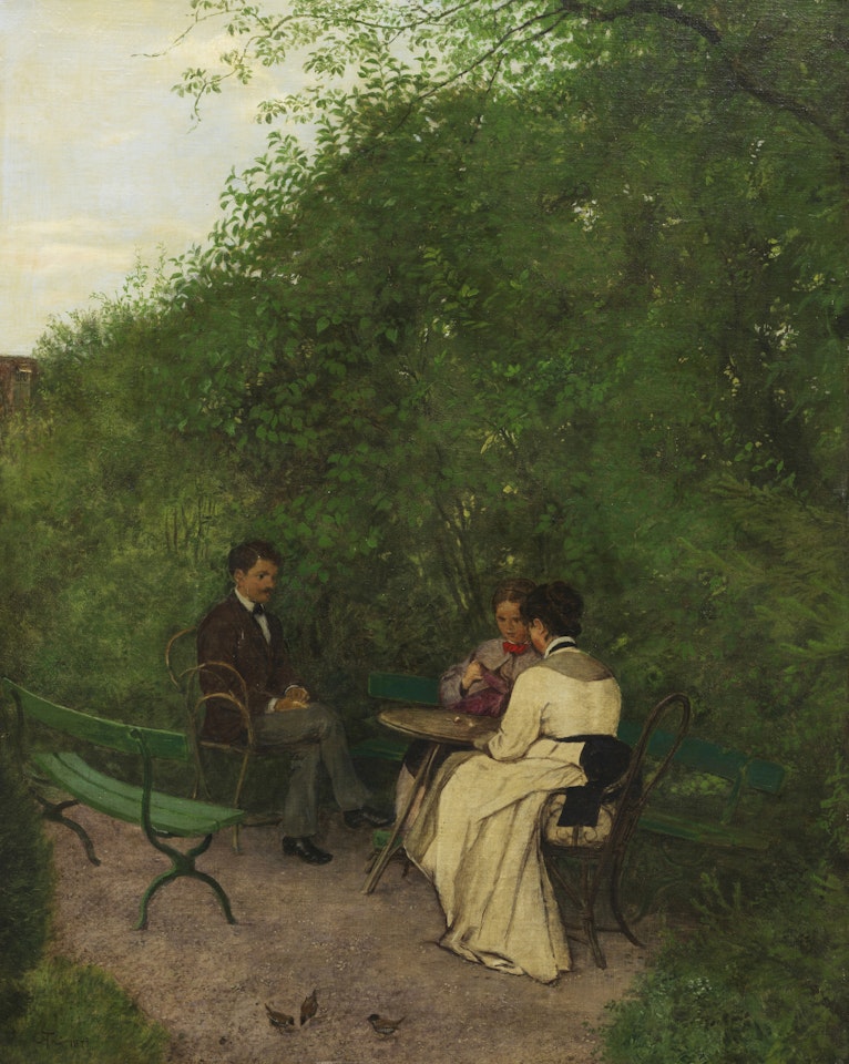 Im Garten by Hans Thoma