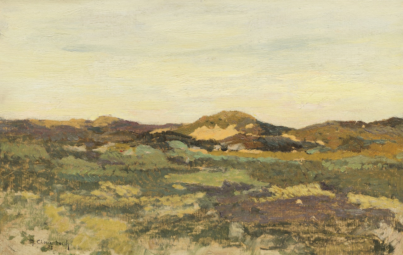Dünenlandschaft by Max Clarenbach