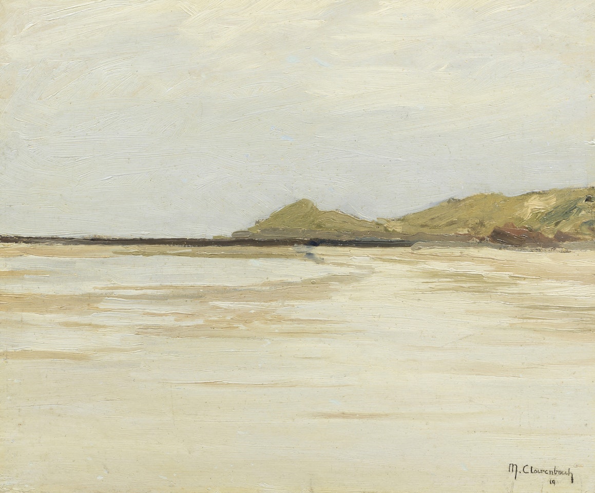Grauer Tag (Nordsee) by Max Clarenbach