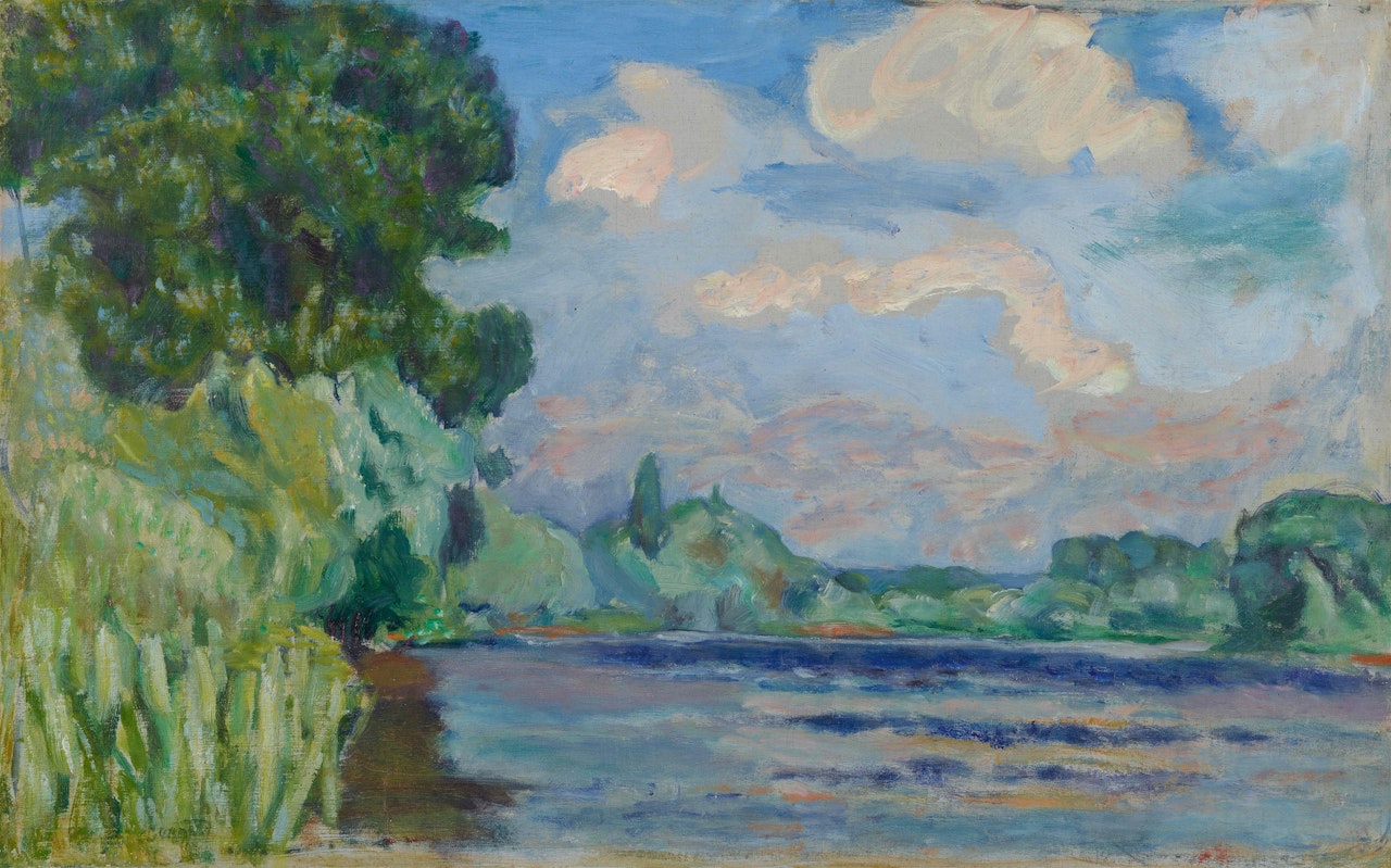 La Seine à Vernon by Pierre Bonnard
