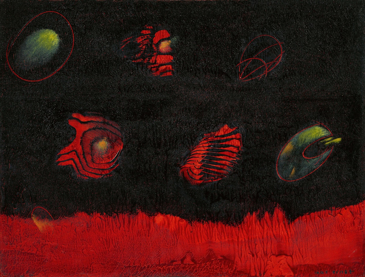 Les antipodes du paysage (Die Antipoden der Landschaft) by Max Ernst