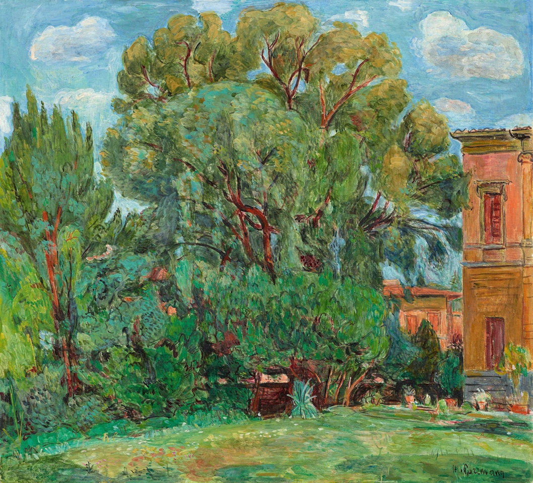 Garten der Villa Romana by Hans Purrmann