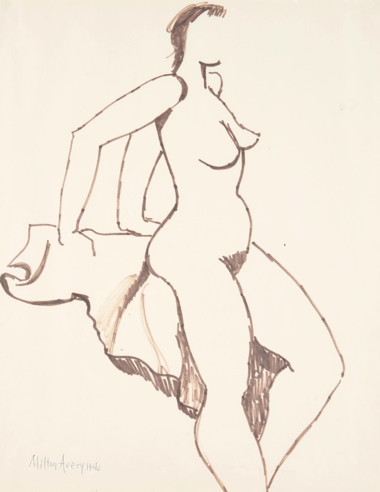 Proud Nude by Milton Avery