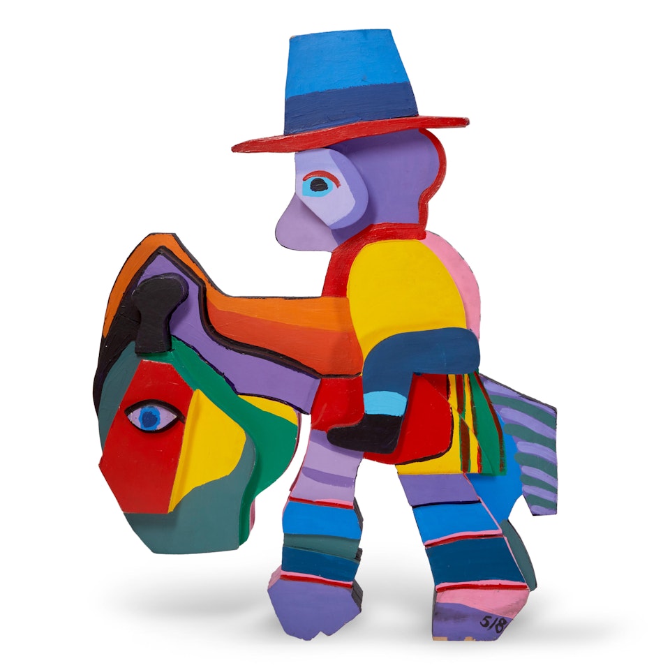 Horseman , from the series Circus by Karel Appel